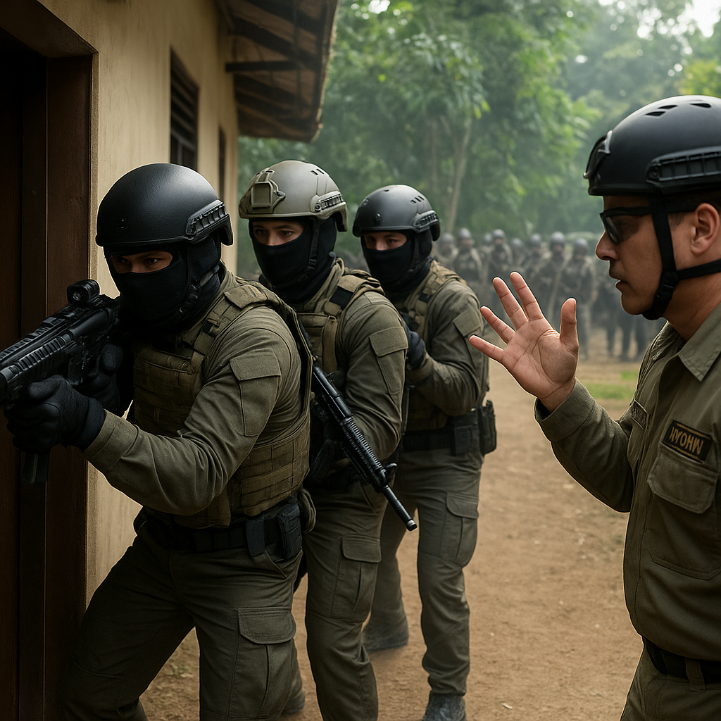 Komunitas Militer Indonesia Adakan Simulasi Pertempuran Jarak Dekat (CQB) di Bogor