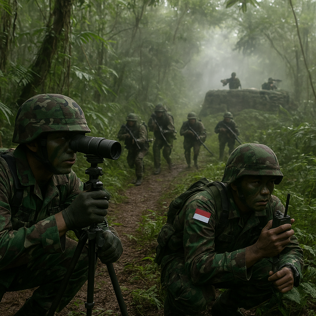 Latihan Tempur Hutan TNI AD Terapkan Konsep 'Jungle Penetration'