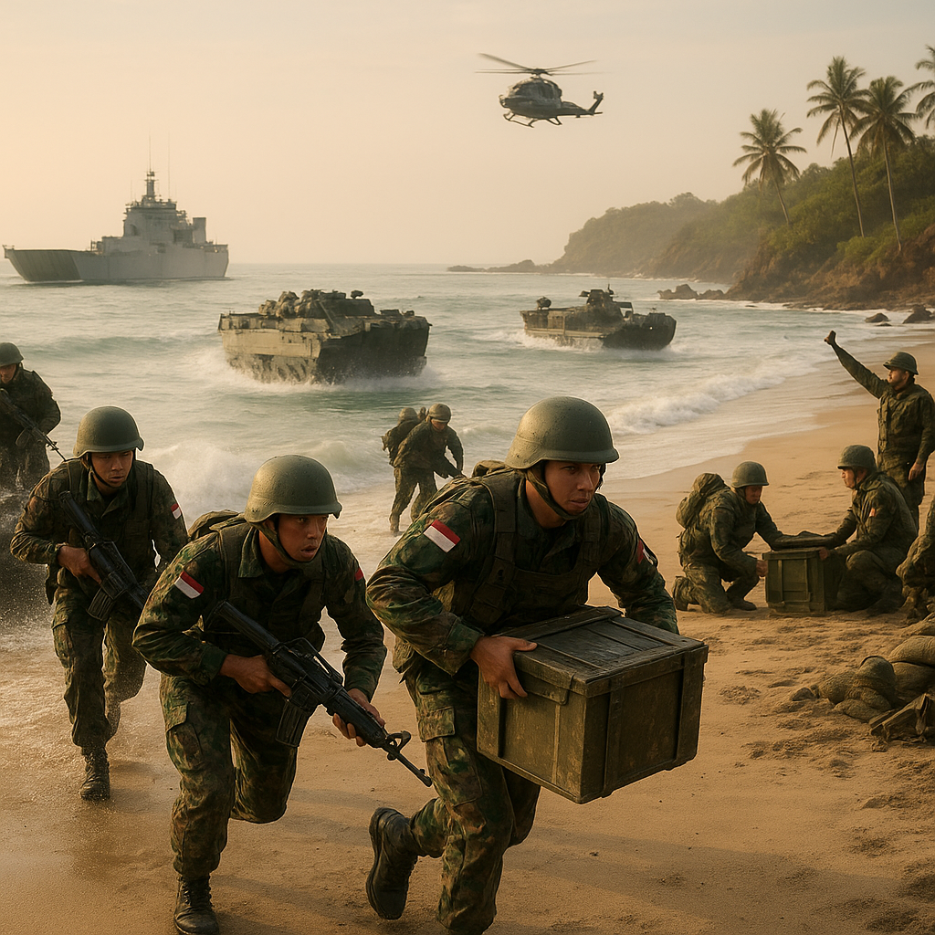 Analisis Doktrin 'Rencong Darat' Korps Marinir untuk Operasi Amfibi