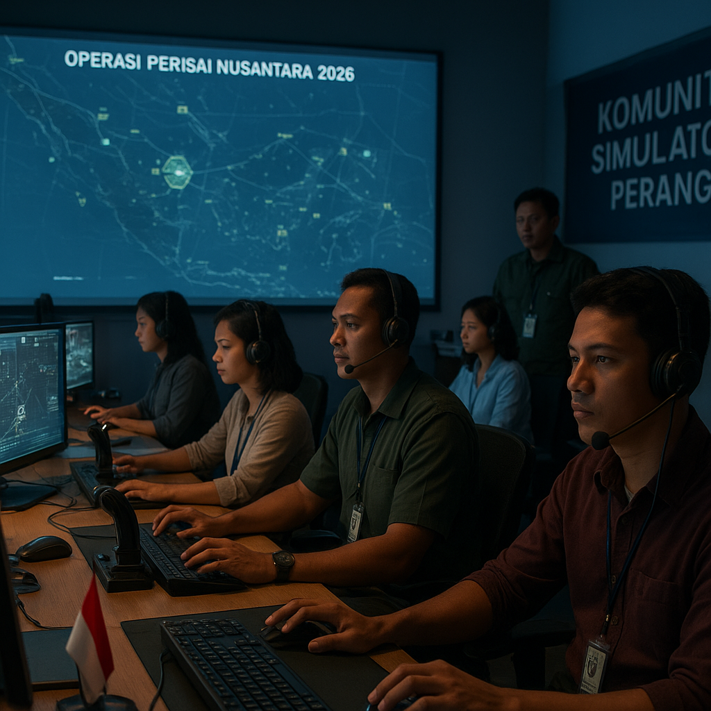 Komunitas Simulator Perang Gelar Event Virtual 'Operation Archipelago Shield 2026'