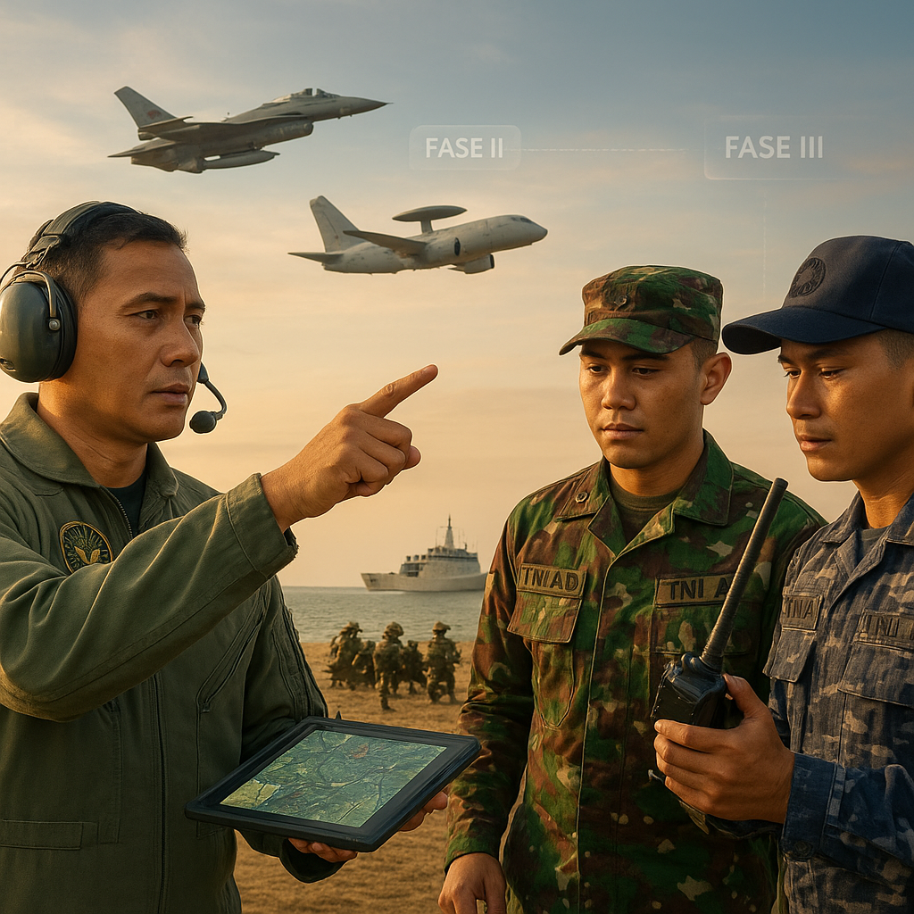 Doktrin Baru TNI AU: Operasi Udara Gabungan dengan Satuan Darat dan Laut