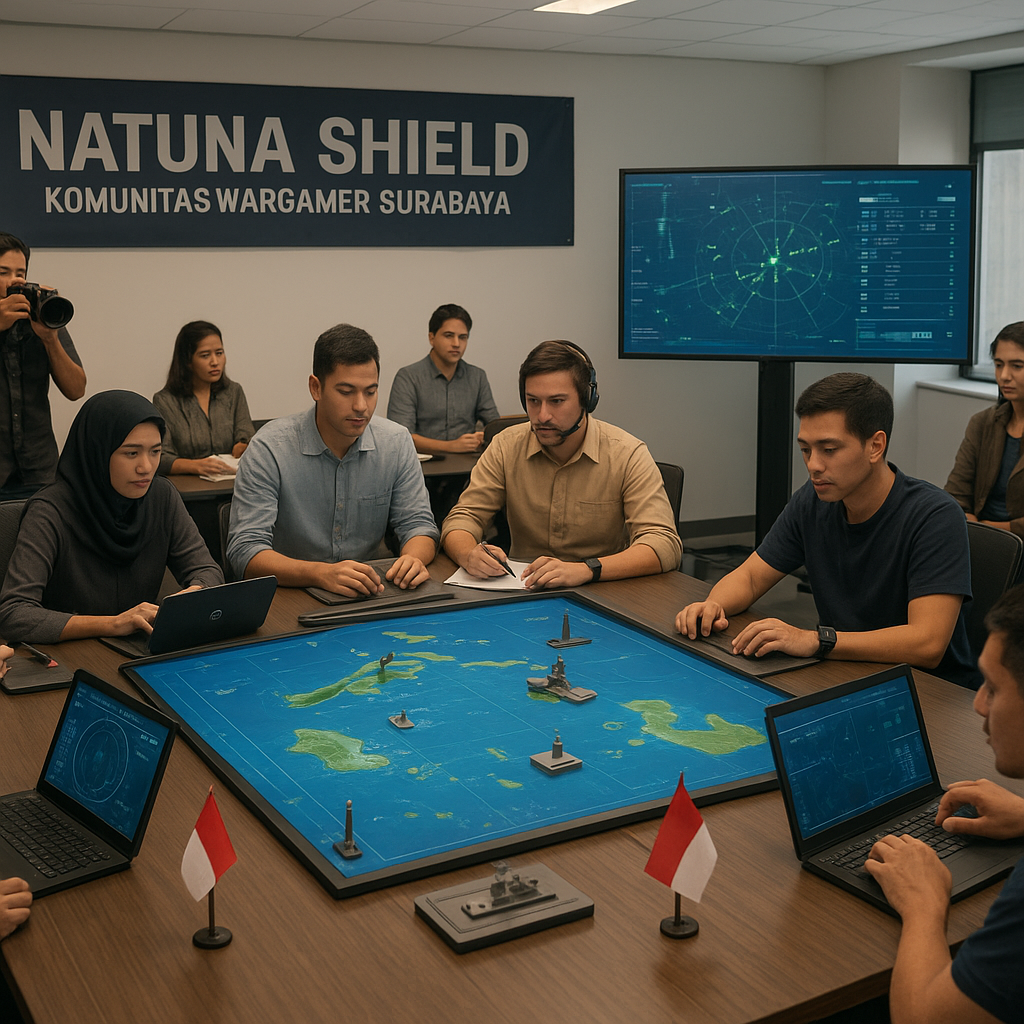 Komunitas Wargamer: Menggelar Turnamen Simulator Perang Modern dengan Skenario Natuna