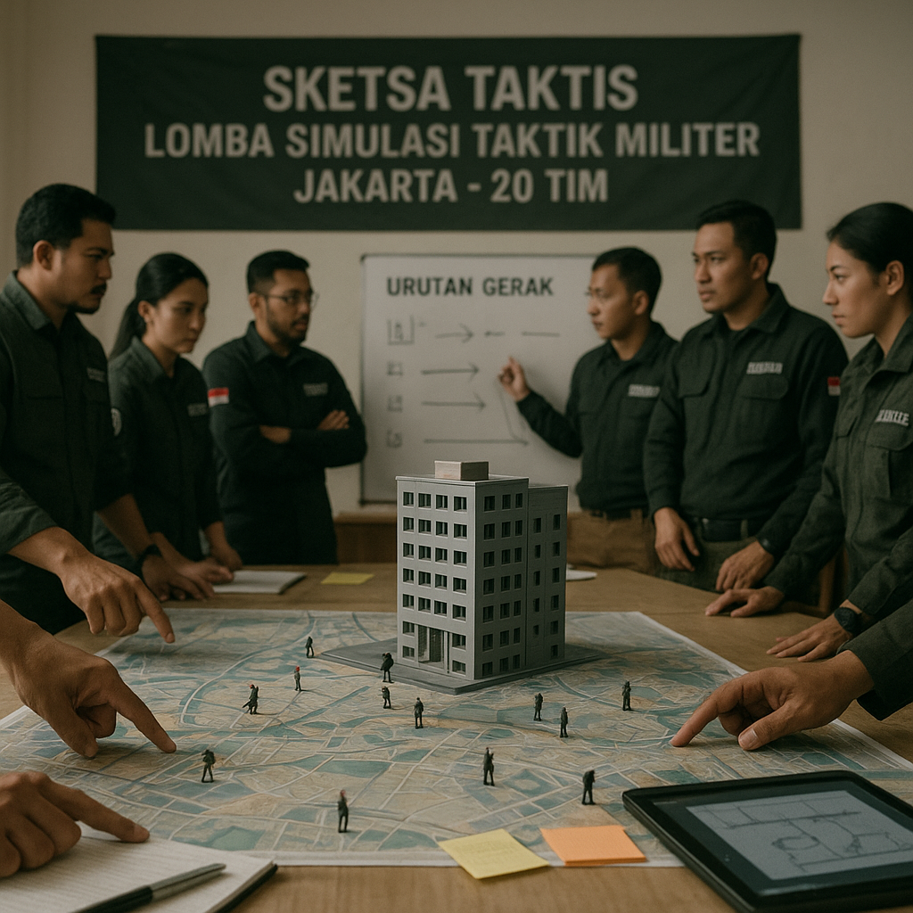 Komunitas Militer: Lomba Simulasi Taktik Militer di Jakarta