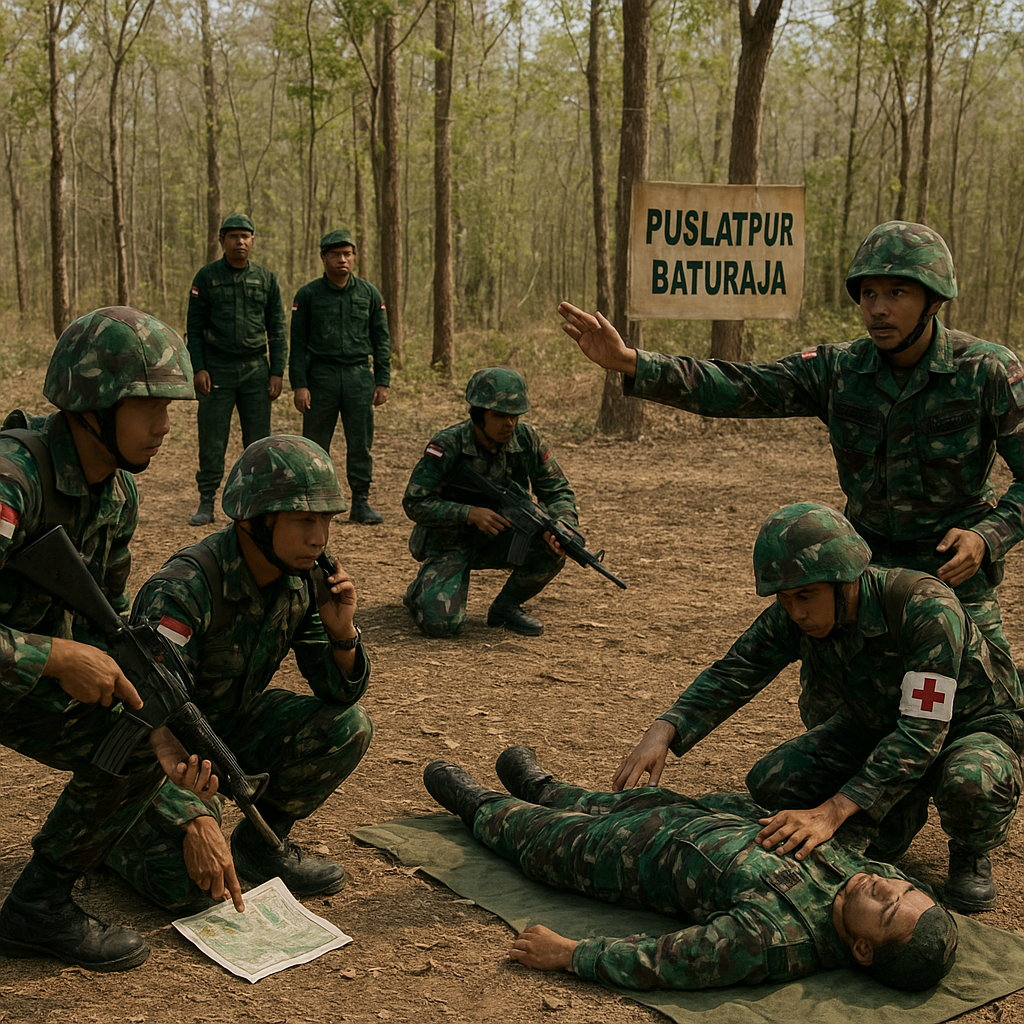 Taktik Penyergapan dan Anti-Penyergapan dalam Latihan Patroli Hutan