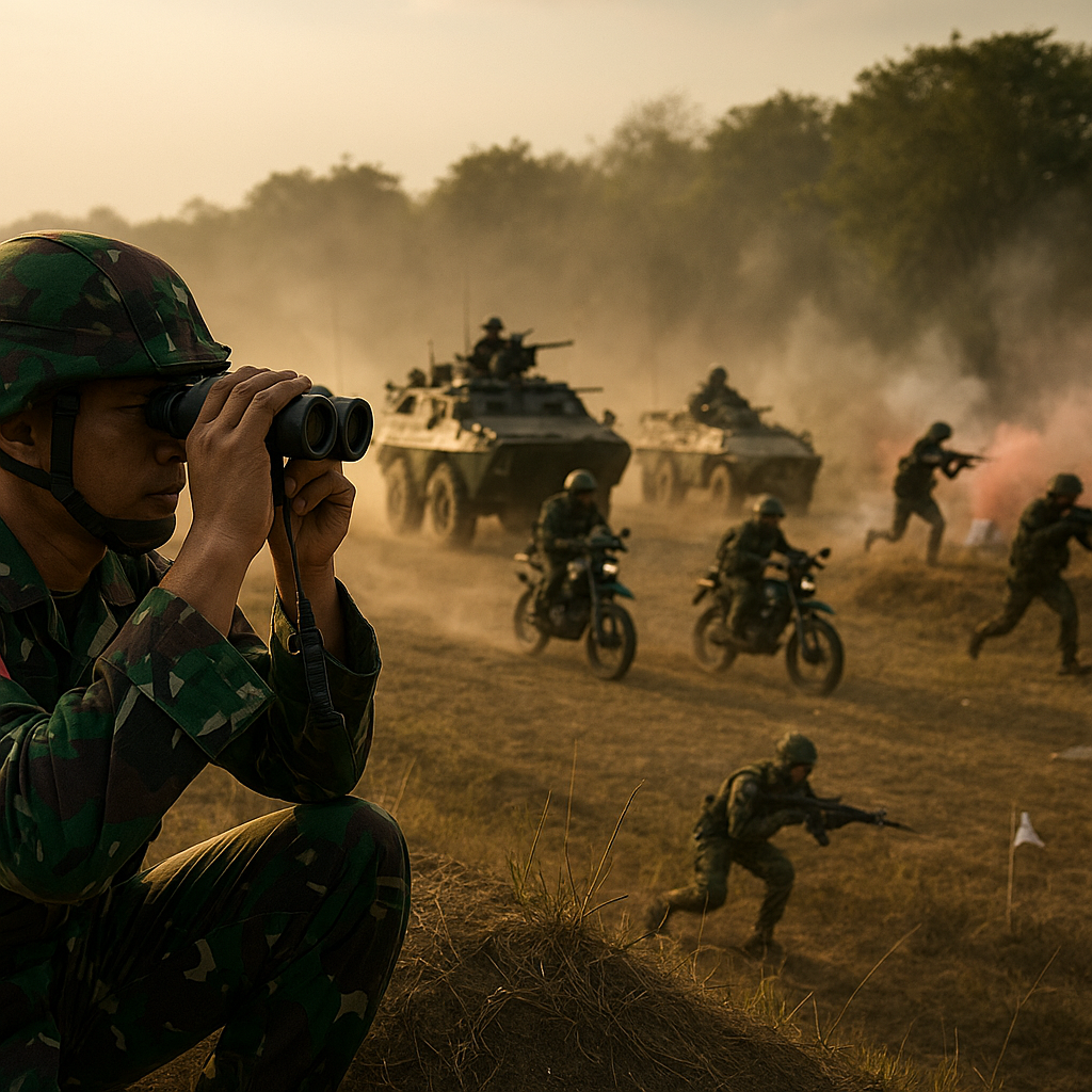 Analisis Manuver Flanking oleh Kavaleri dalam Latihan Tempur Lapangan
