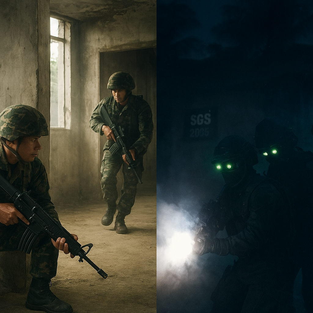 Marine Force Lampung Uji Kemampuan Tempur Jarak Dekat dan Serangan Malam di SGS 2026