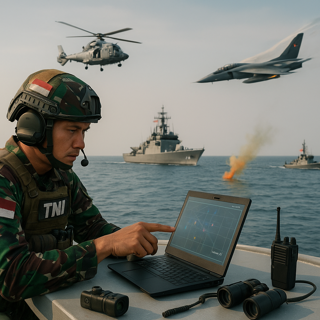Latihan Gabungan TNI AU dan TNI AL: Simulasi Serangan Udara dengan Prosedur CAS Tiga Lapis