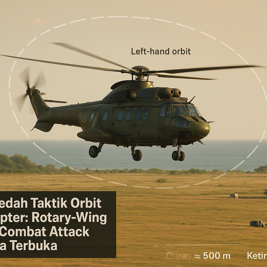 Membedah Taktik Orbit Helikopter: Rotary-Wing Close Combat Attack di Area Terbuka