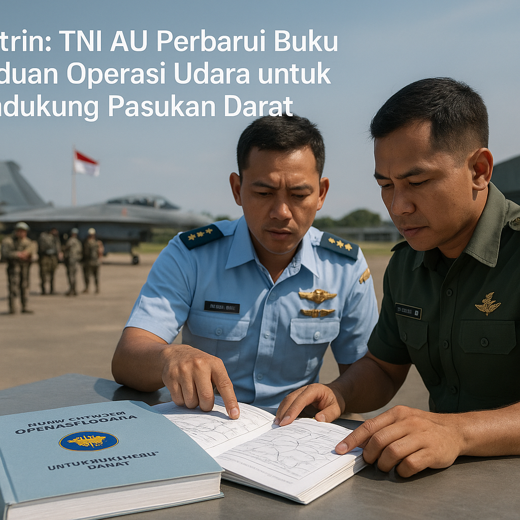 Doktrin: TNI AU Perbarui Buku Panduan Operasi Udara untuk Mendukung Pasukan Darat