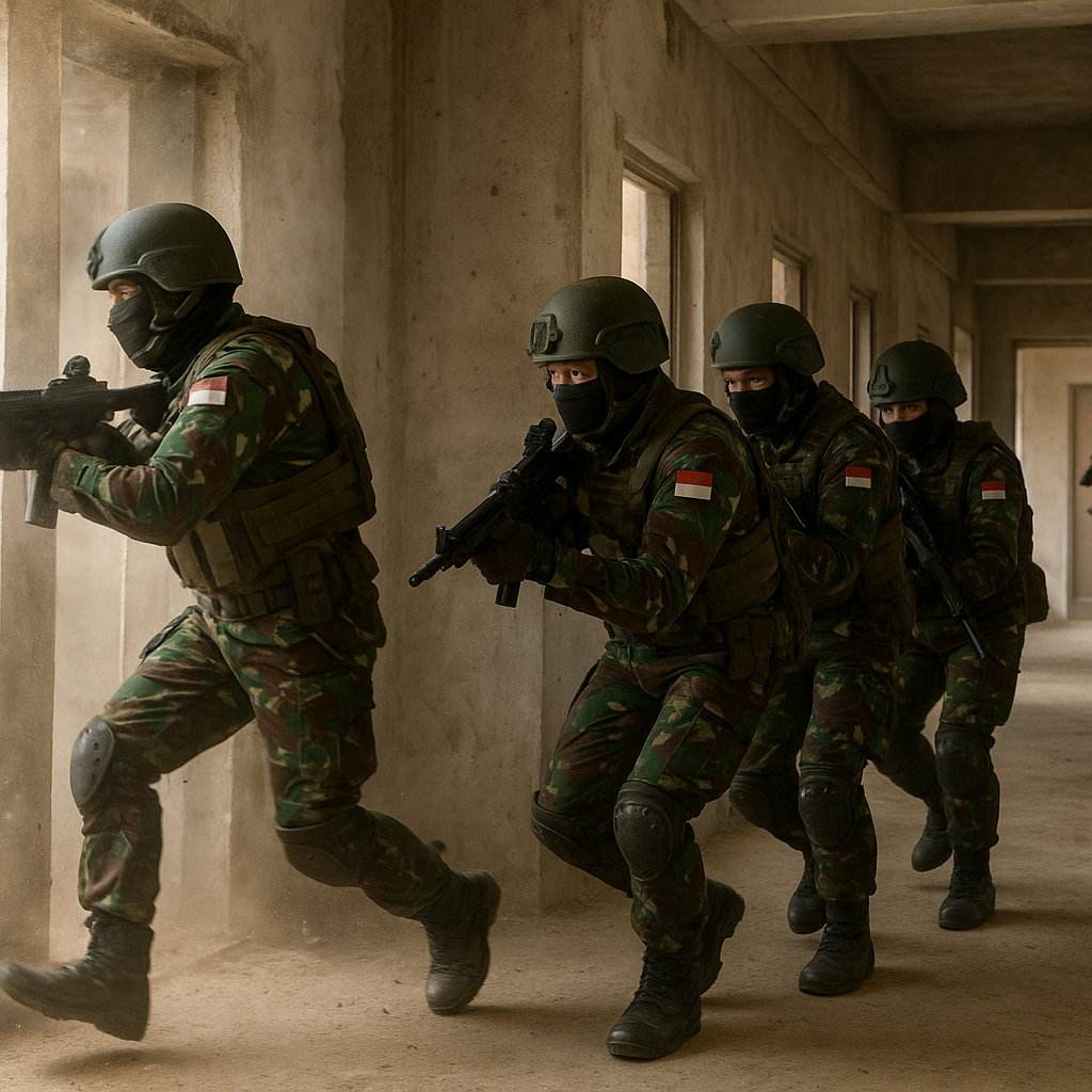 Bedah Taktik Urban Warfare Batalyon Infanteri 2026: Clearing Bangunan Bertingkat