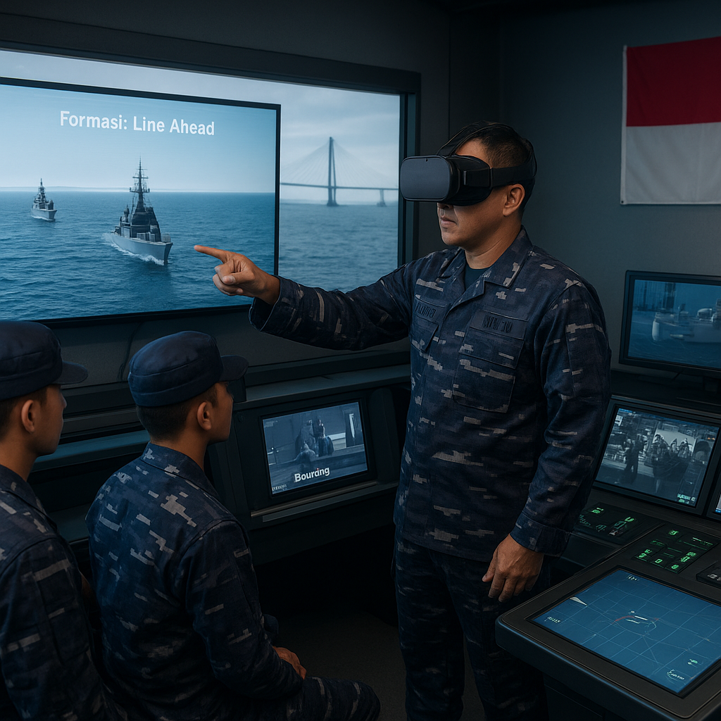 Pusat Simulasi Tempur TNI AL Resmi Beroperasi di Surabaya