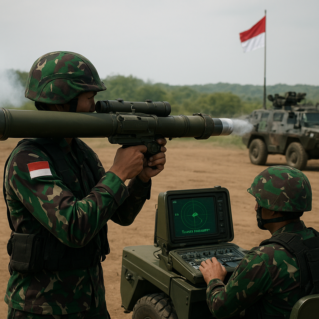 Satuan Rudal TNI AD Latih Prosedur Penembakan Mistral