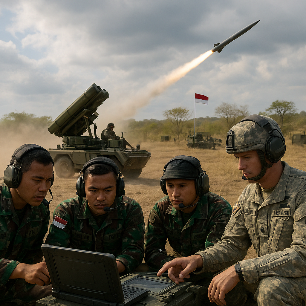 Interoperabilitas dan Penembakan Rudal Pertahanan Udara dalam Latihan Multinasional