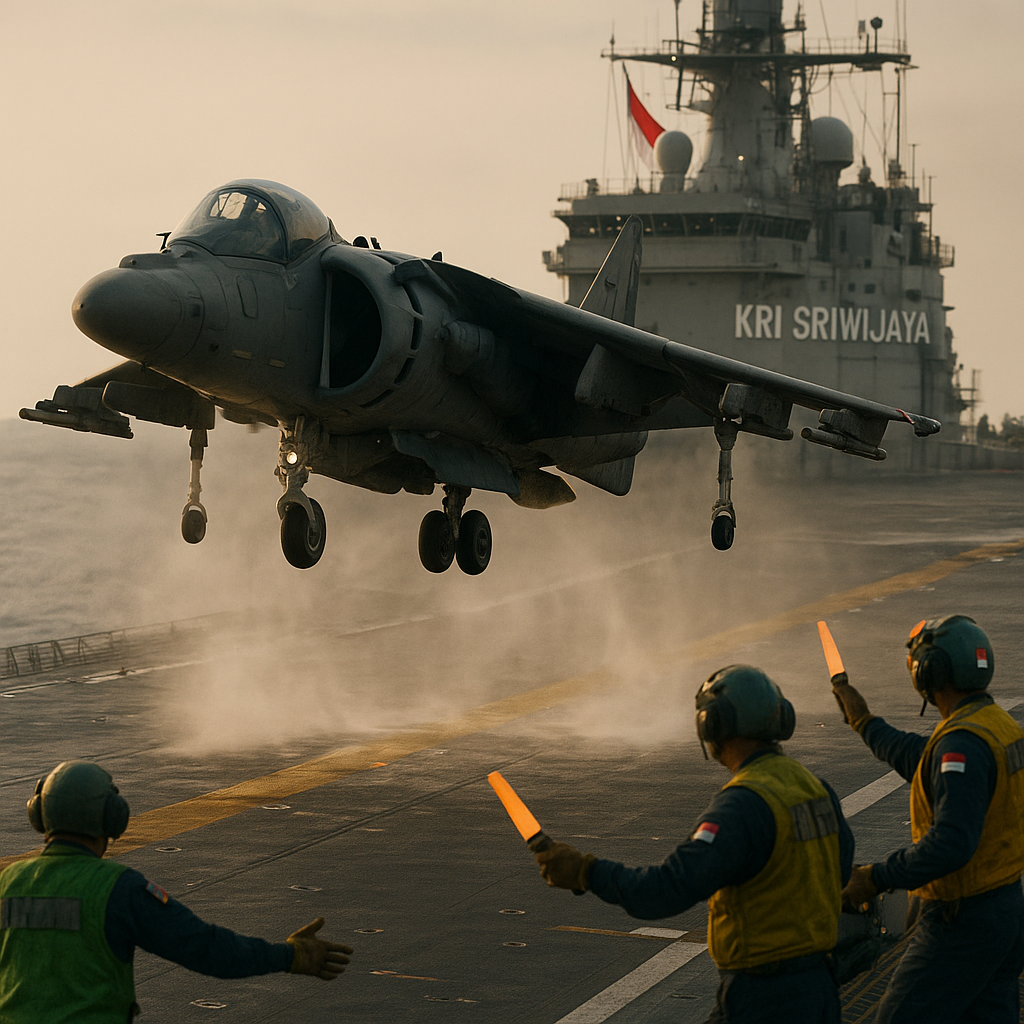 Prosedur Pendaratan Pesawat STOVL pada Kapal Induk Ski-Jump: Studi Kasus AV-8B Harrier