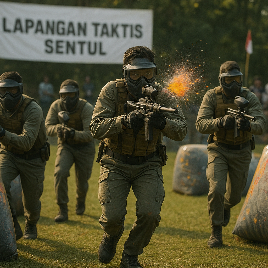 Komunitas Militer Gelar Lomba Simulasi Taktik Paintball Tingkat Nasional