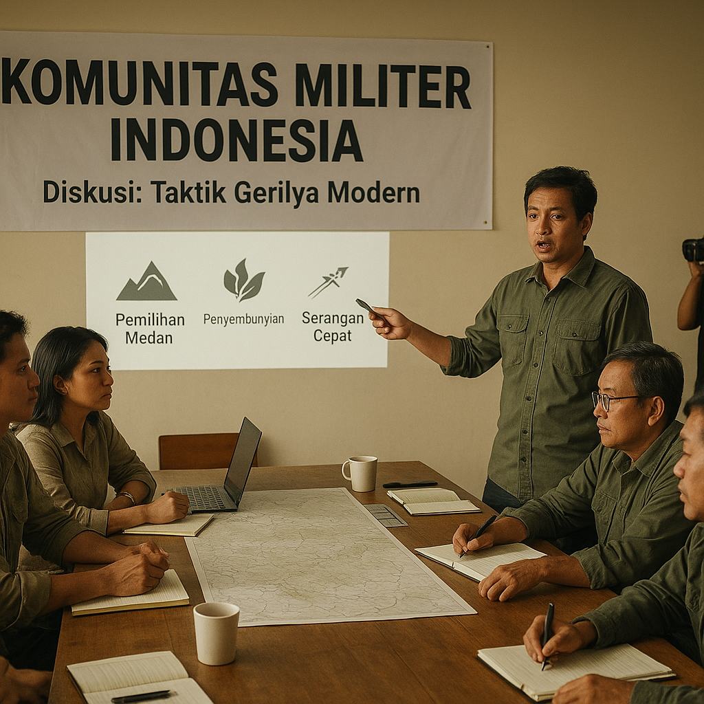 Komunitas Militer Indonesia: Diskusi Taktik Gerilya Modern