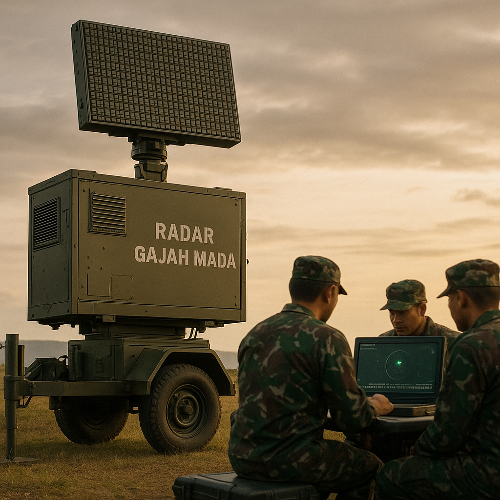 Pengenalan Peralatan Baru: Radar Pertahanan Udara Sampingan Gajah Mada untuk Identifikasi Drone