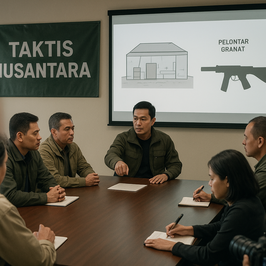 Komunitas Militer 'Taktis Nusantara' Gelar Diskusi: Analisis Operasi Penghancuran Bunker dengan Pelontar Granat