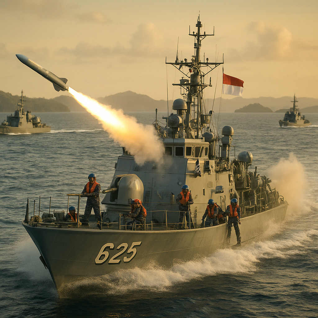 TNI AL Gelar Latihan Tempur Kapal Cepat Rudal di Perairan Timur Indonesia, Fokus pada Doktrin 'Hit First, Hit Fast'