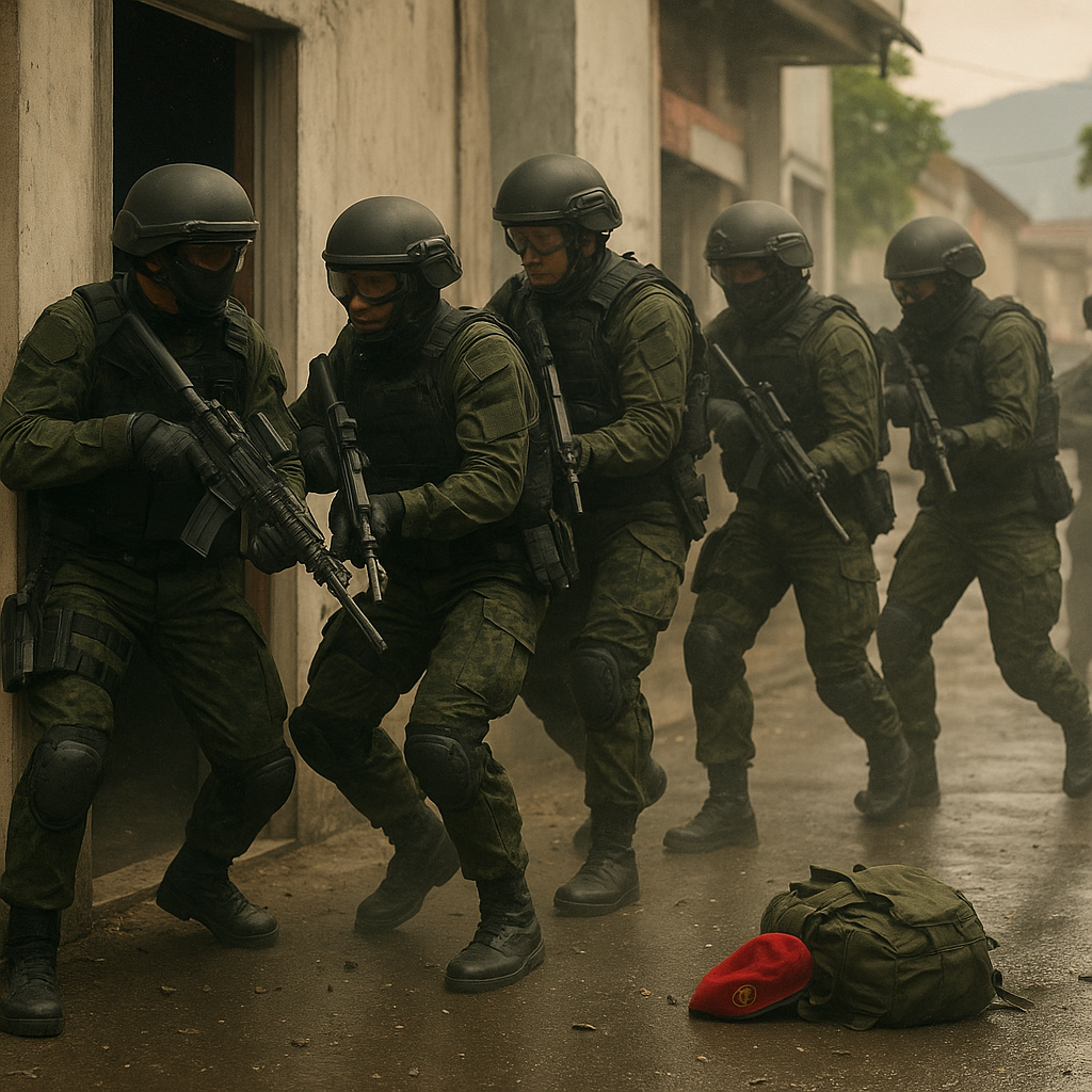 Kopassus Latih Teknik Close Quarters Battle (CQB) dan Room Clearing dalam Urban Environment di Bandung