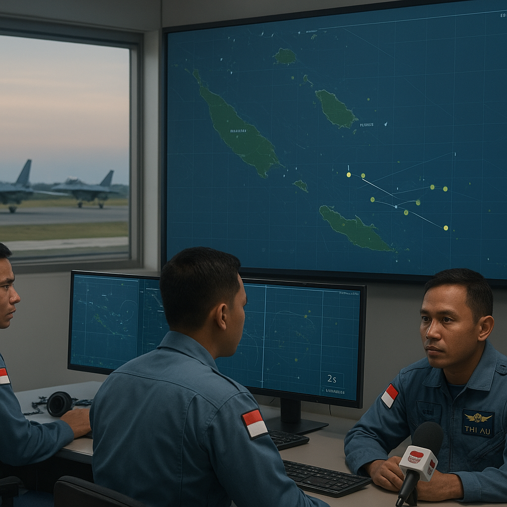 Uji Coba Doktrin Pertahanan Udara Berlapis TNI AU di Natuna