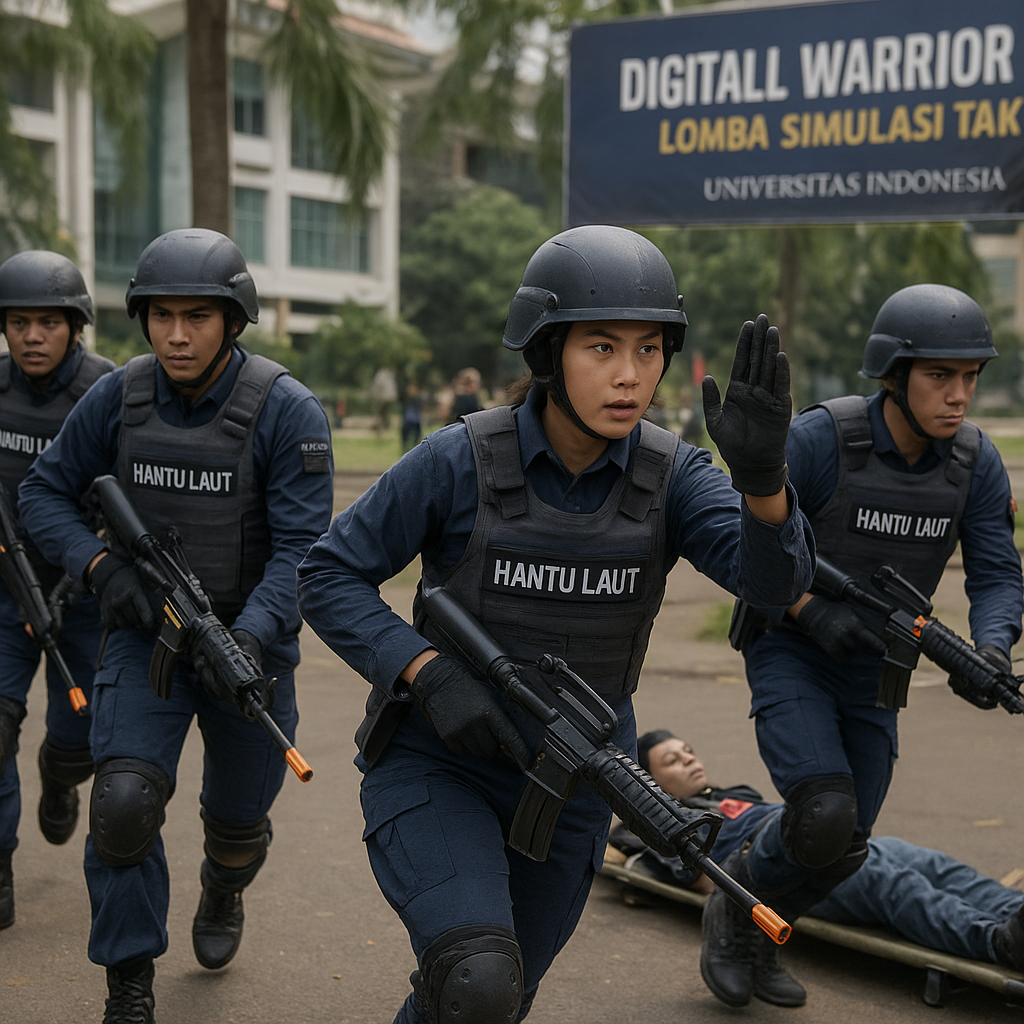 Komunitas: Lomba Simulasi Taktis Militer 'Digital Warrior 2026' Digelar di UI