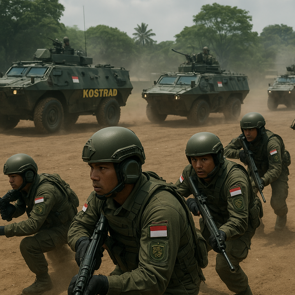 Doktrin: Penerapan Konsep 'Mobile Defense' dalam Latihan Kostrad di Cijantung