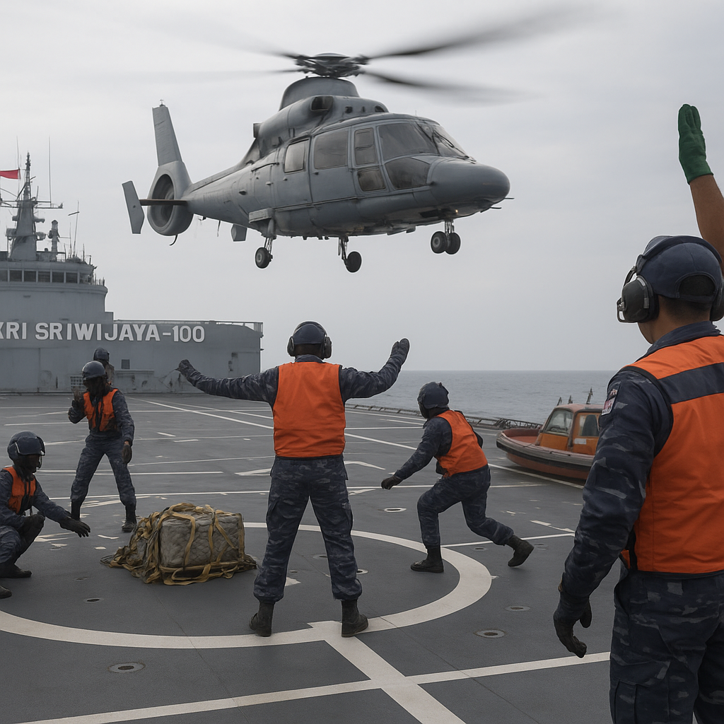 Kapasitas KRI Sriwijaya-100: Analisis Konfigurasi dan Prosedur Operasi Helikopter