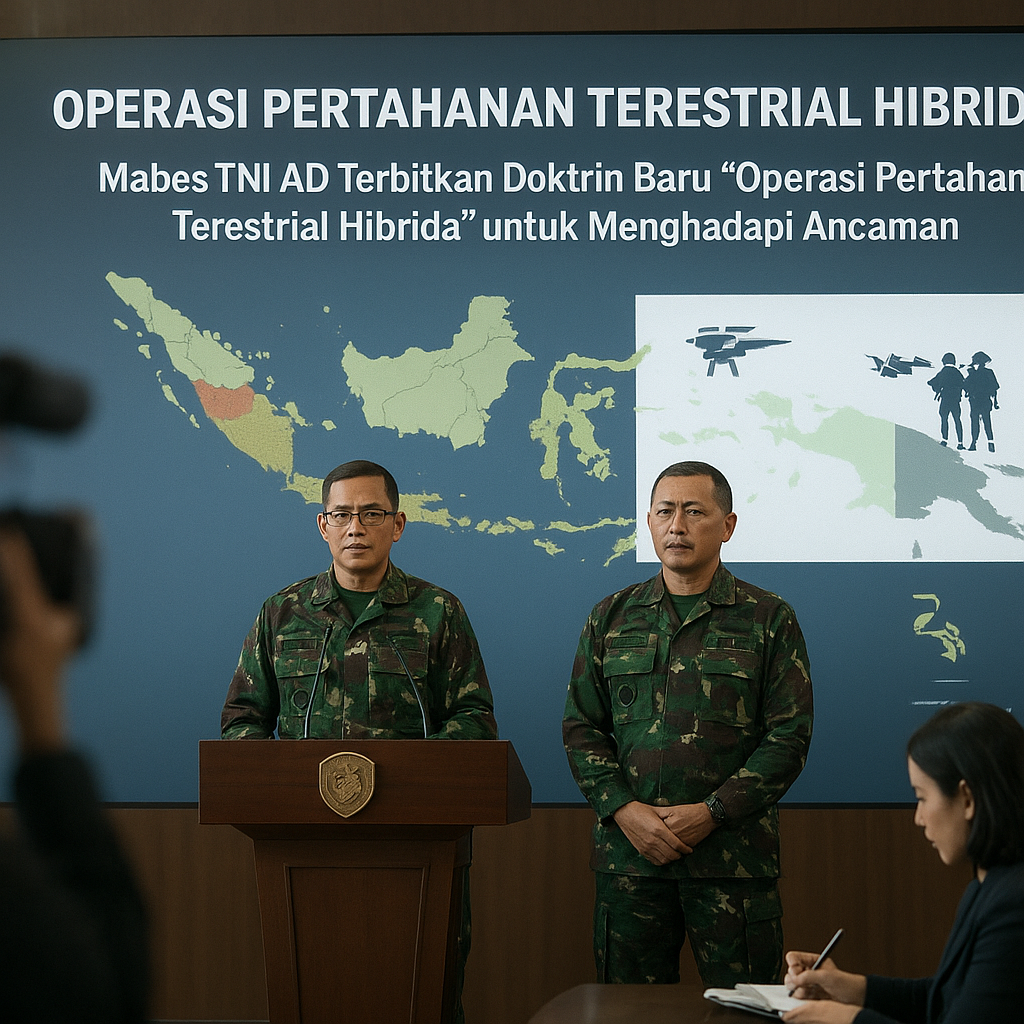 Mabes TNI AD Terbitkan Doktrin Baru 'Operasi Pertahanan Terestrial Hibrida' untuk Menghadapi Ancaman Asimetris