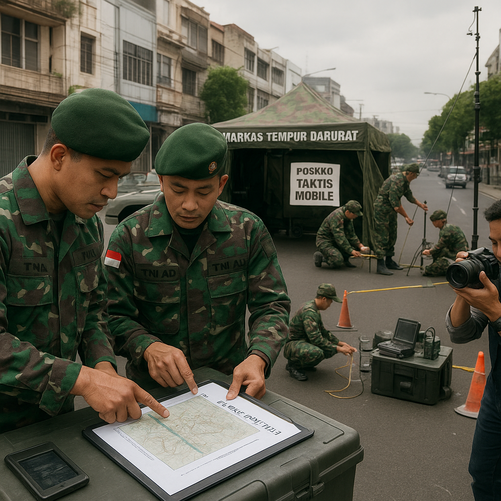 Pelatihan Markas Tempur Darurat: Prosedur Pembentukan Posko Taktis Mobile di Lingkungan Urban