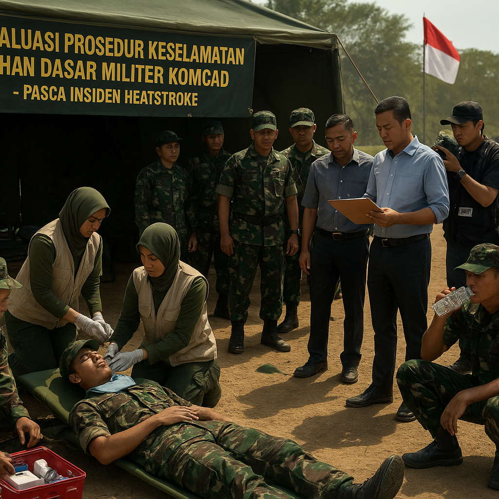 Evaluasi Prosedur Keselamatan Latihan Dasar Militer Komcad Pasca Insiden Heatstroke