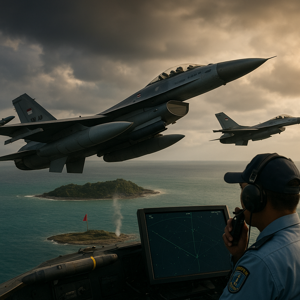 TNI AU Uji Simulasi Serangan Udara F-16 di Natuna: Prosedur Penetrasi Radar dan Penghancuran Target