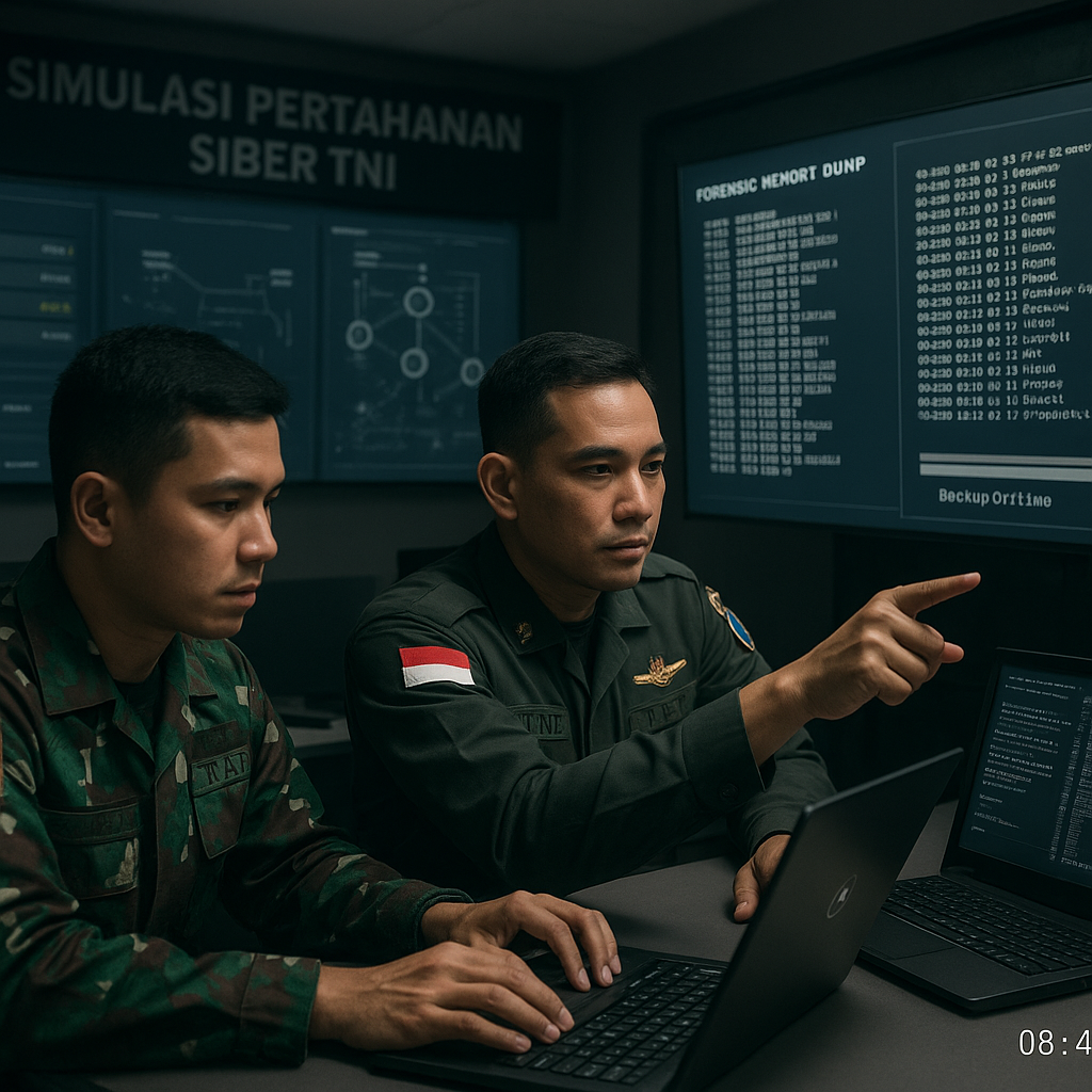 Simulasi Pertahanan Siber TNI: Mengantisipasi Serangan Ransomware pada Jaringan Komando