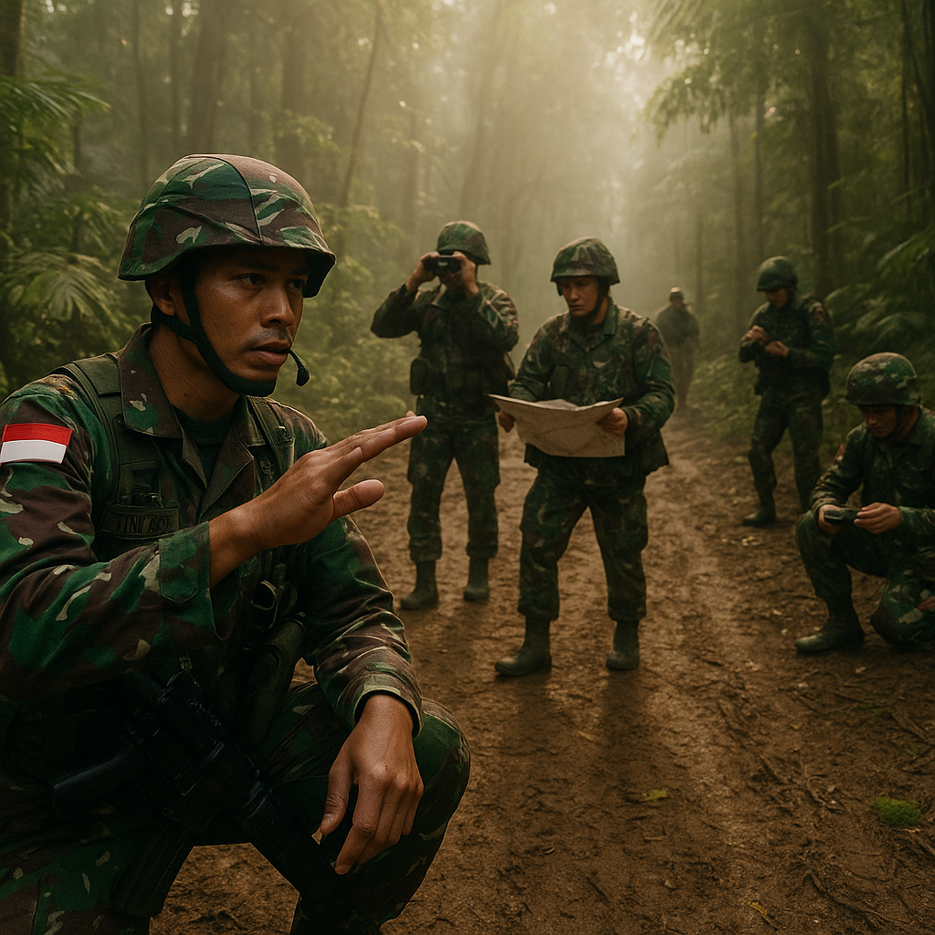 Latihan Taktis TNI AD: Manuver Batalyon Infanteri dalam Operasi Hutan