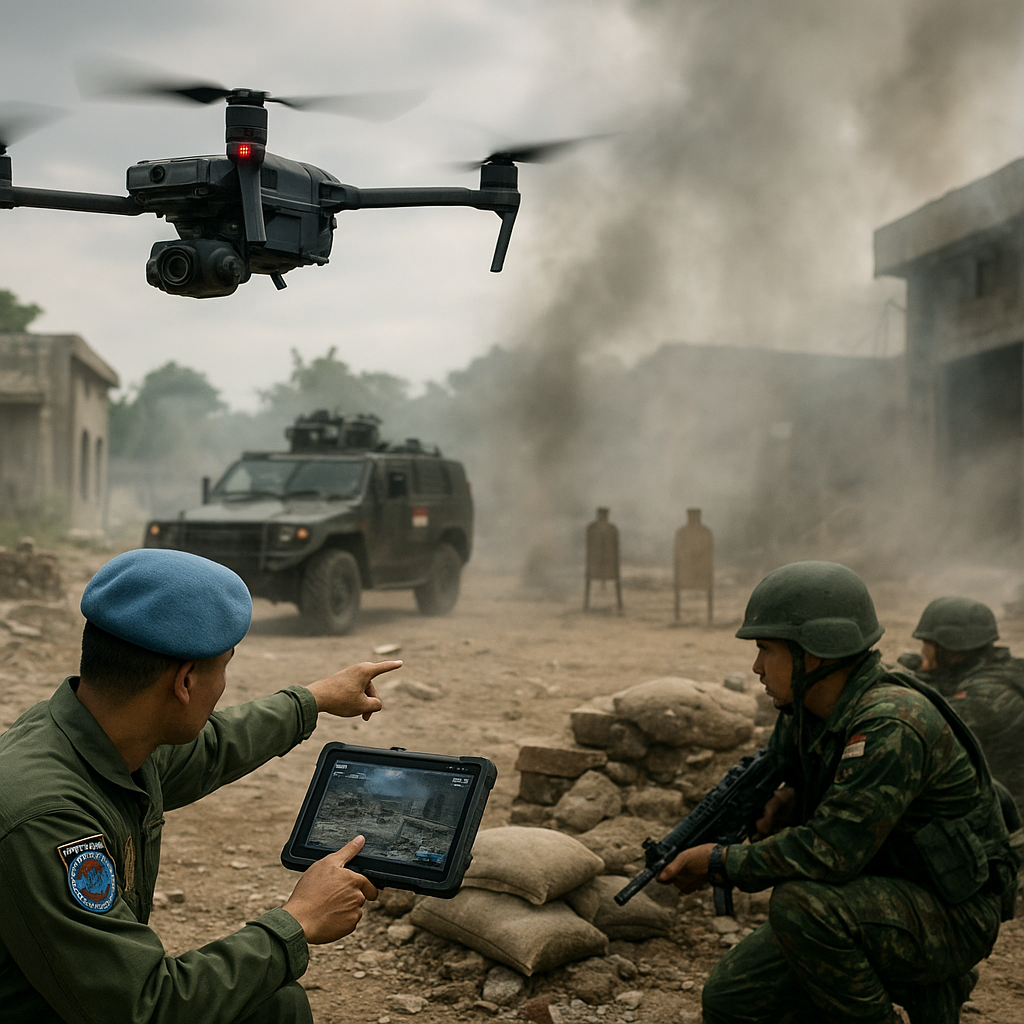 Bedah Taktik: Penggunaan Drone Tempur dalam Pertempuran Kota di Latihan TNI AU