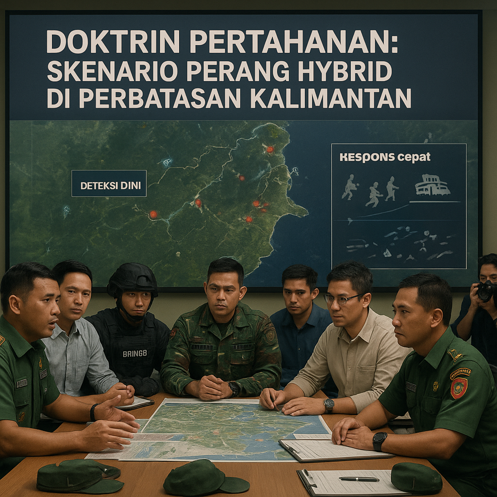Doktrin Pertahanan: Skenario Perang Hybrid di Perbatasan Kalimantan