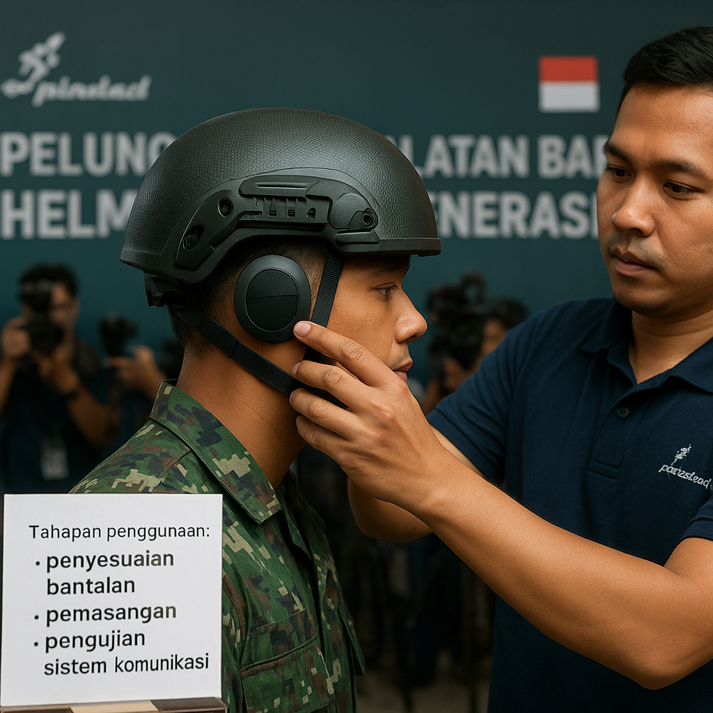 Peluncuran Peralatan Baru: Helm Tempur Generasi IV dengan Sistem Komunikasi Terintegrasi