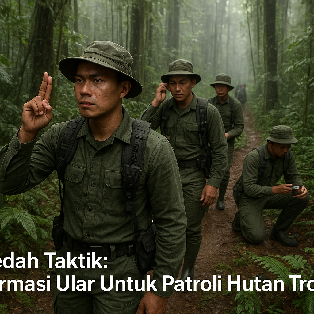 Bedah Taktik: Formasi Ular Untuk Patroli Hutan Tropis