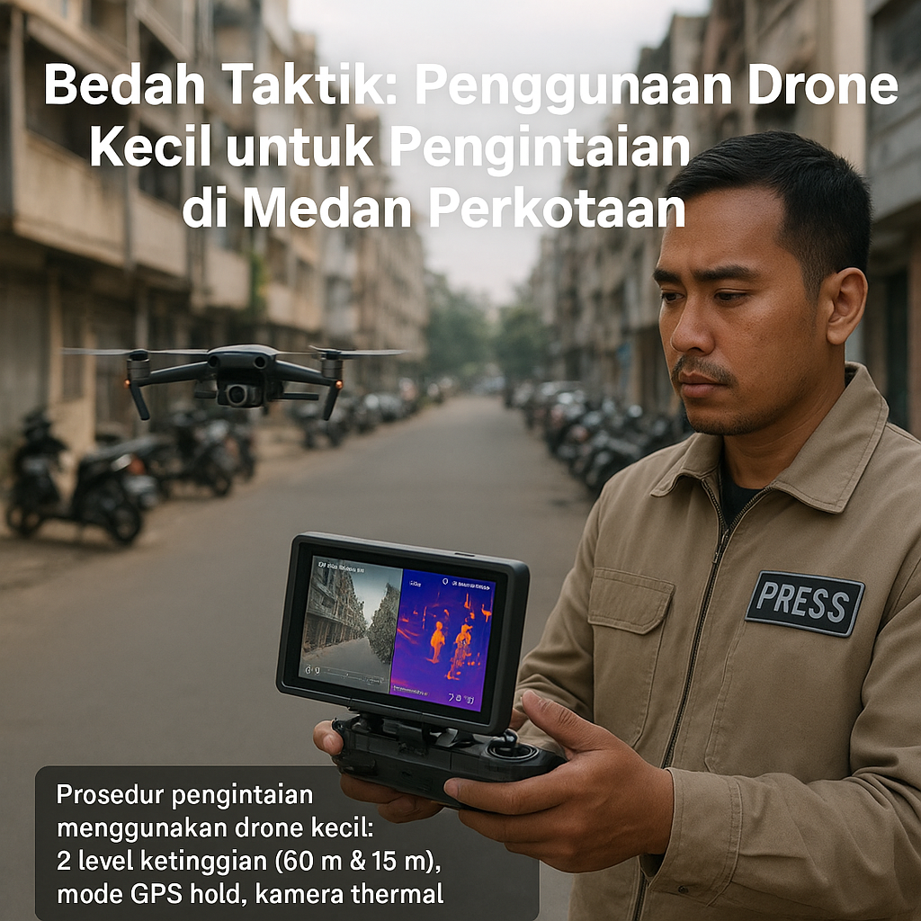 Bedah Taktik: Penggunaan Drone Kecil untuk Pengintaian di Medan Perkotaan