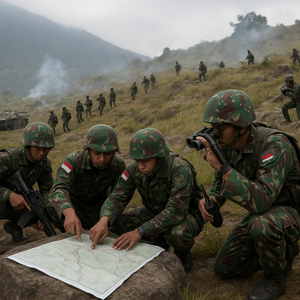 Latihan Tempur Kostrad: Manuver Batalyon Infanteri di Gunung Lawu untuk Mengasah Taktik Gunung