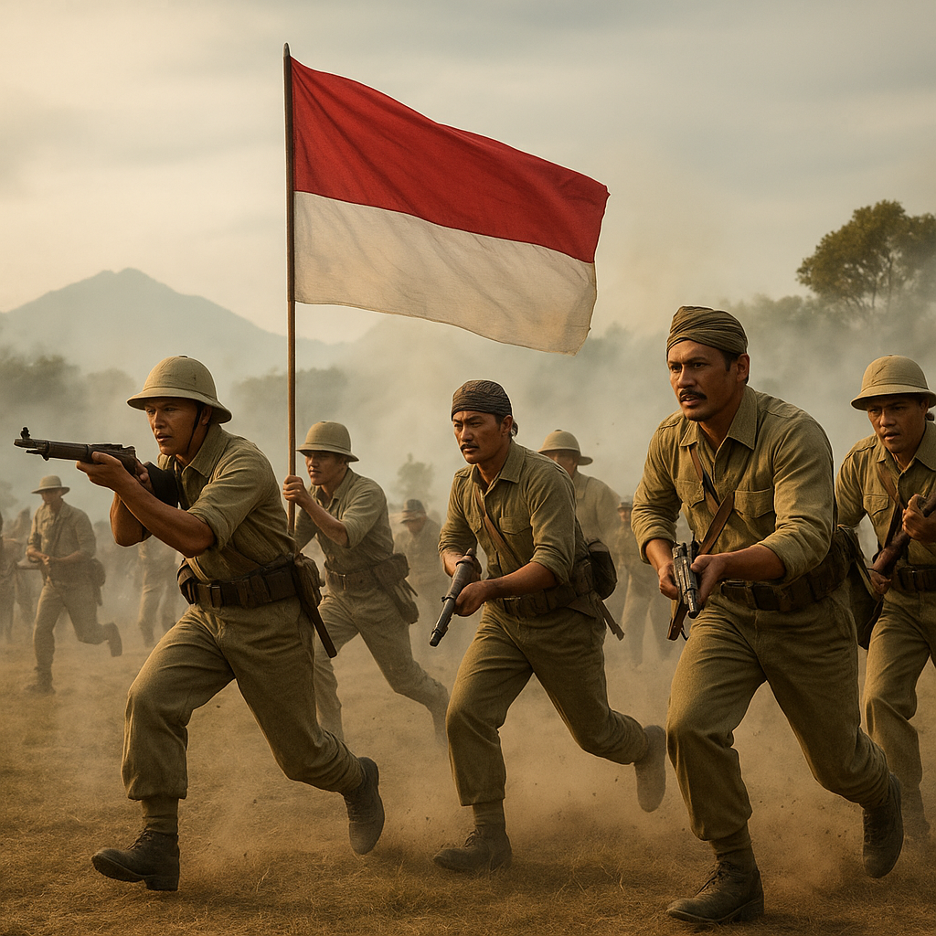 Komunitas: Komunitas Pecinta Sejarah Militer Gelar Simulasi Pertempuran Ambarawa dengan Skala Penuh