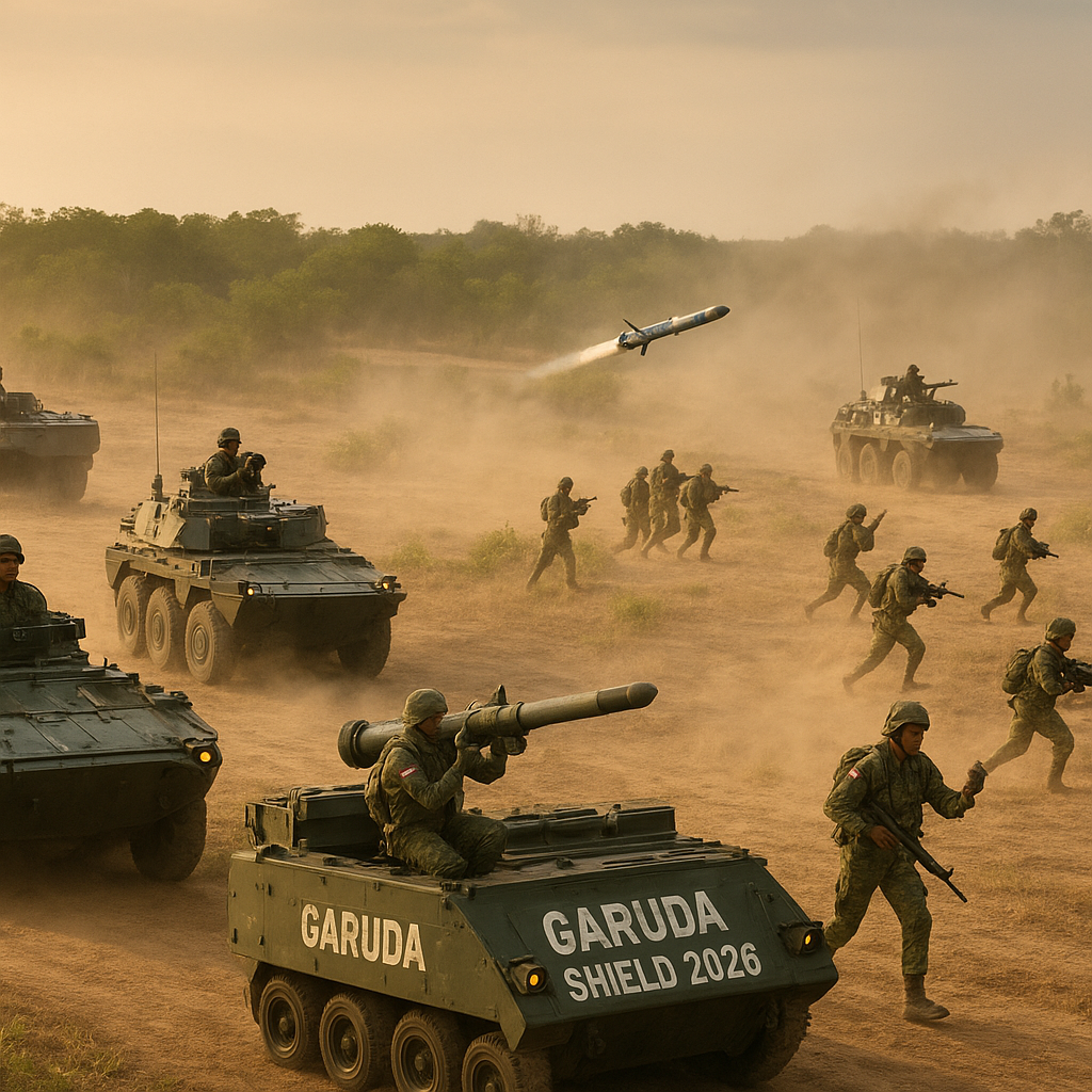 Bedah Taktik Latihan Gabungan Garuda Shield 2026: Manuver Defensif Brigade Mekanis