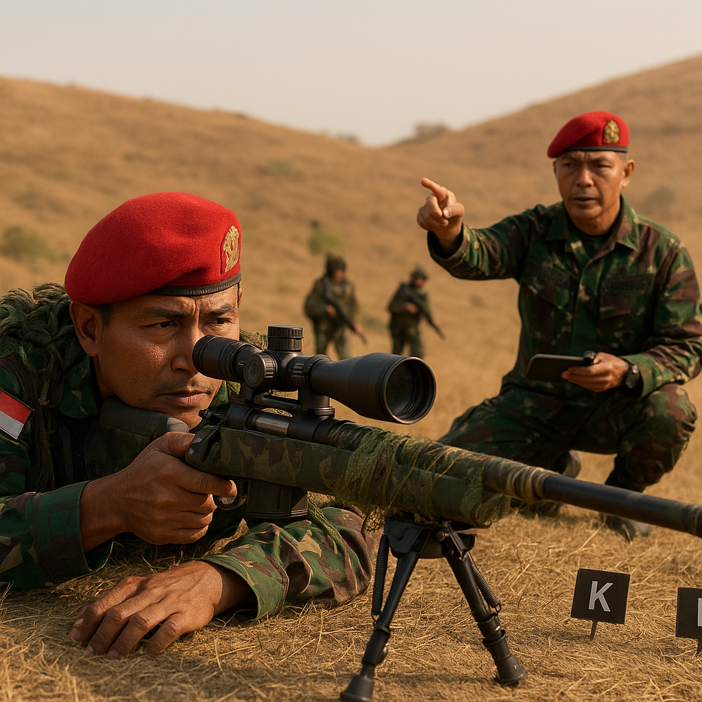 Latihan Penembak Jitu Kopassus: Membongkar Prosedur Kontrol, Inisiatif, dan Mendadak