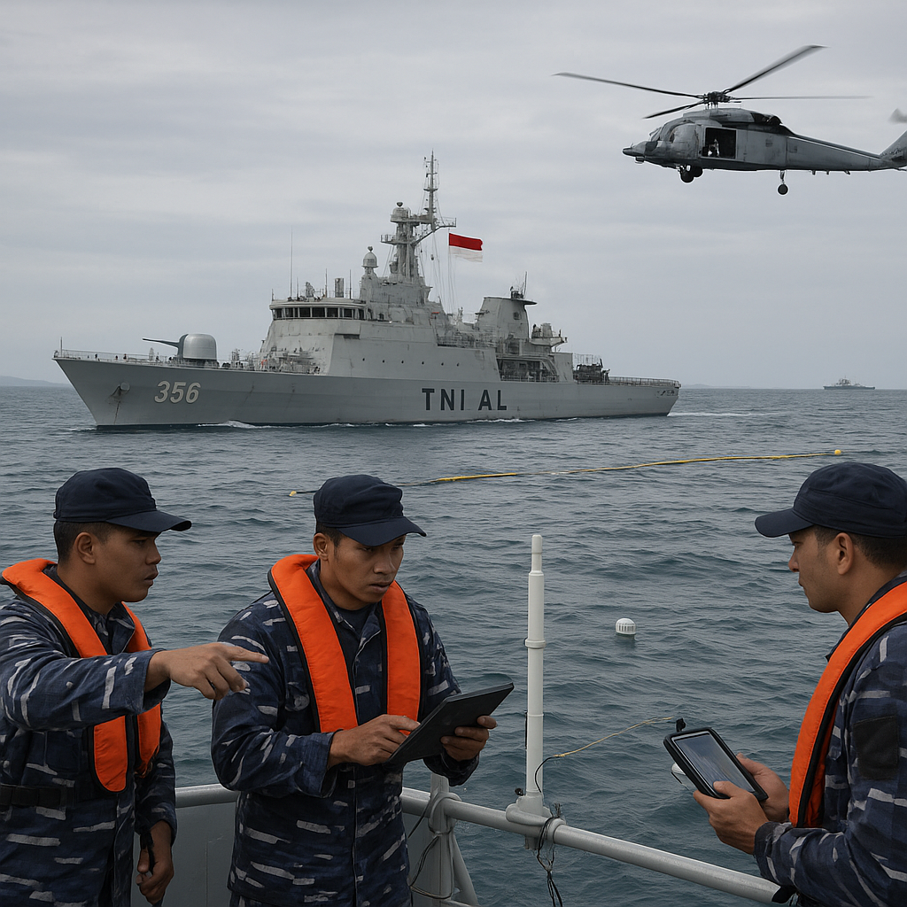 TNI AL Latihan Anti Kapal Selam Tempo Madi di Selat Malaka: Prosedur Deteksi Multilayer