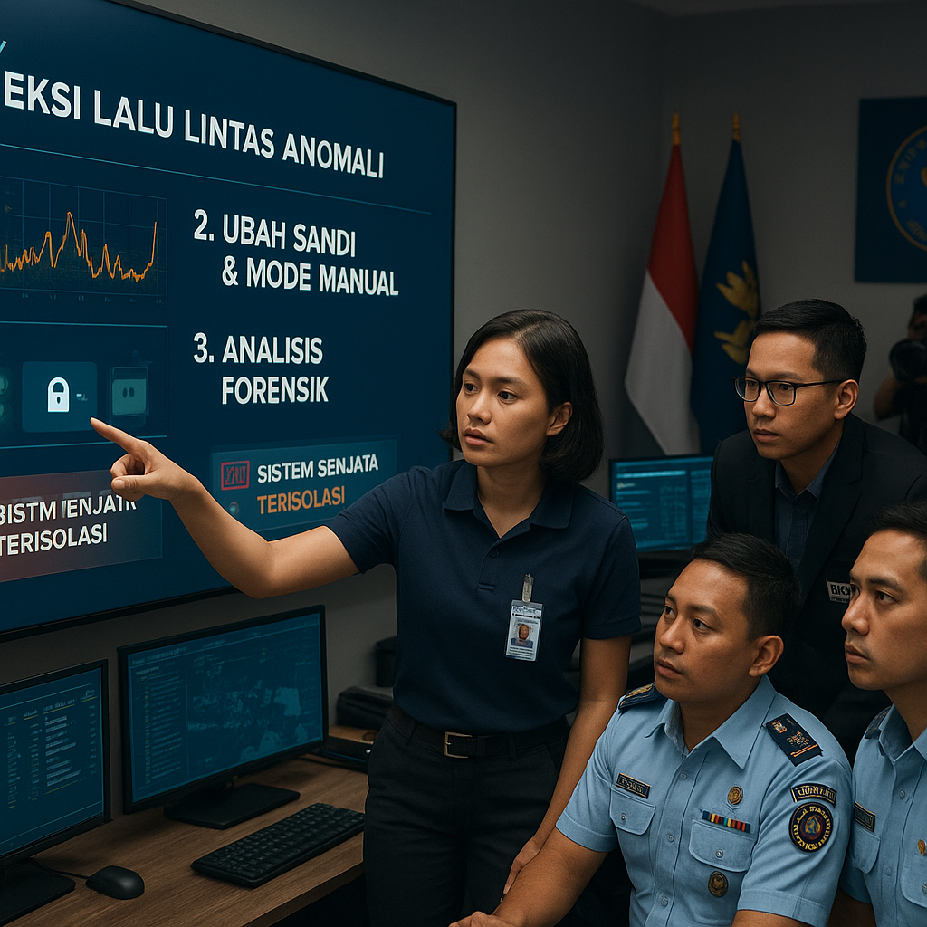 TNI AU dan BSSN Simulasikan Pertahanan Cyber: Prosedur Isolasi Sistem Senjata