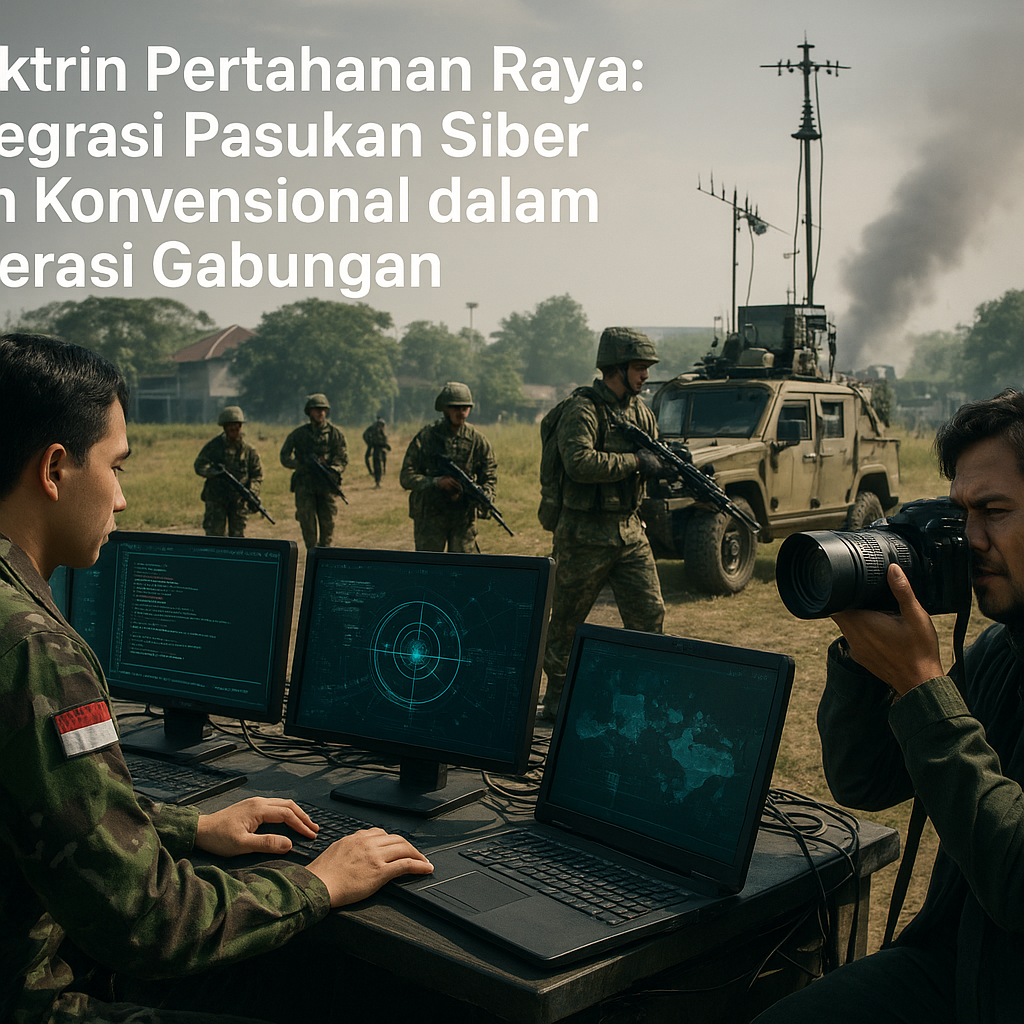 Doktrin Pertahanan Raya: Integrasi Pasukan Siber dan Konvensional dalam Operasi Gabungan
