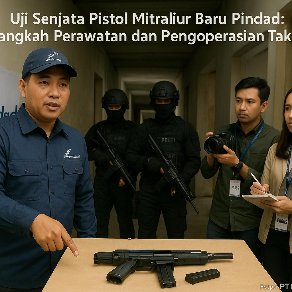 Uji Senjata Pistol Mitraliur Baru Pindad: Langkah Perawatan dan Pengoperasian Taktis