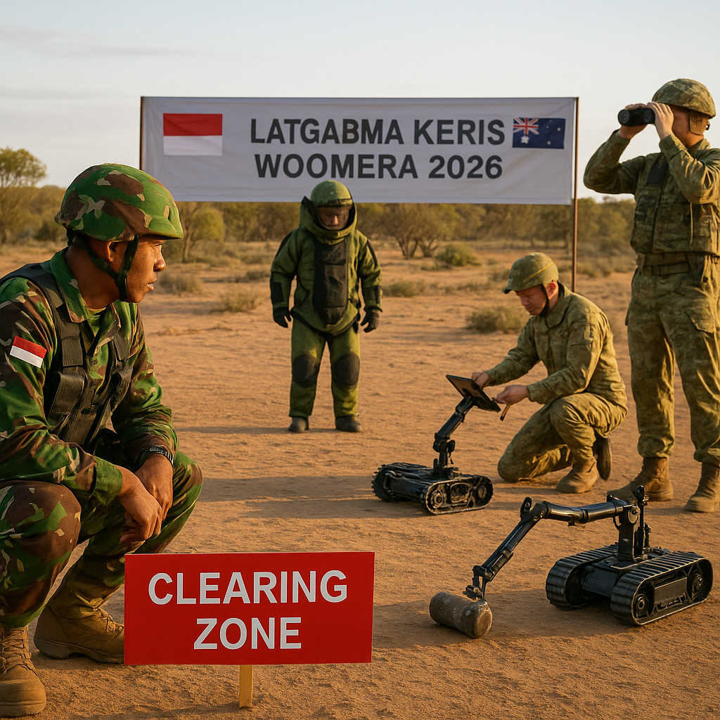 Jinakkan Bahan Peledak, Prajurit Zeni TNI-Australia Integrasikan Pemahaman Taktis