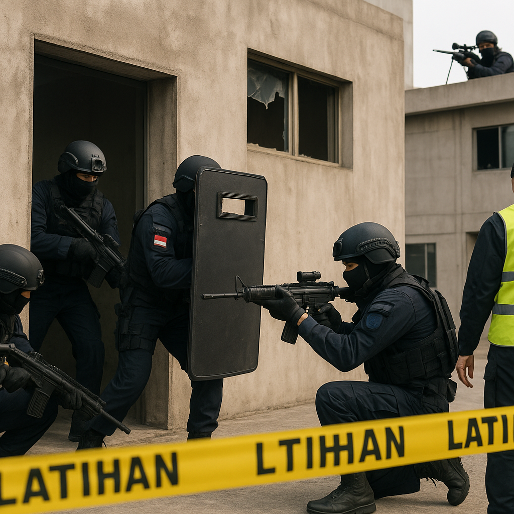 Bedah Taktik Urban Warfare: Latihan Penyerbuan Gedung oleh Brimob