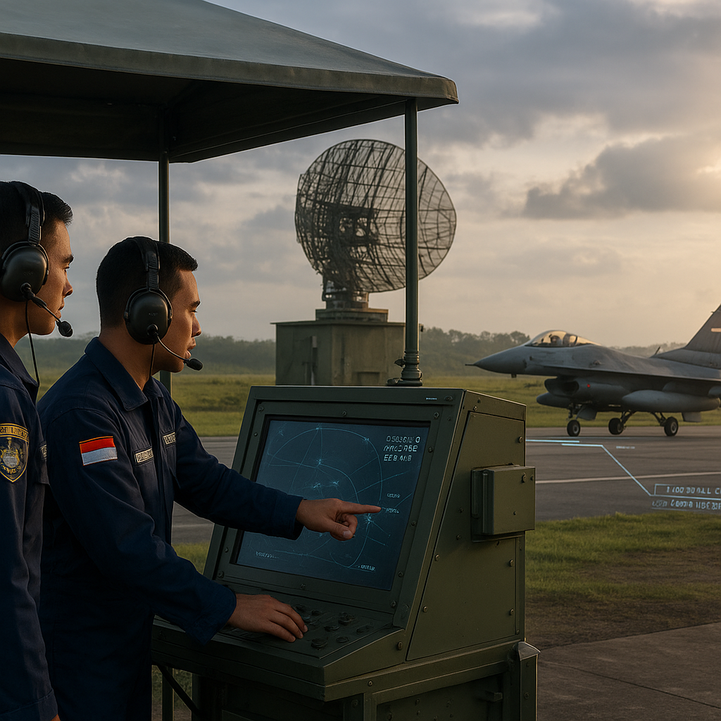 TNI AU Uji Simulasi Pertahanan Udara dengan Radar GCI di Natuna, Integrasi Data Udara